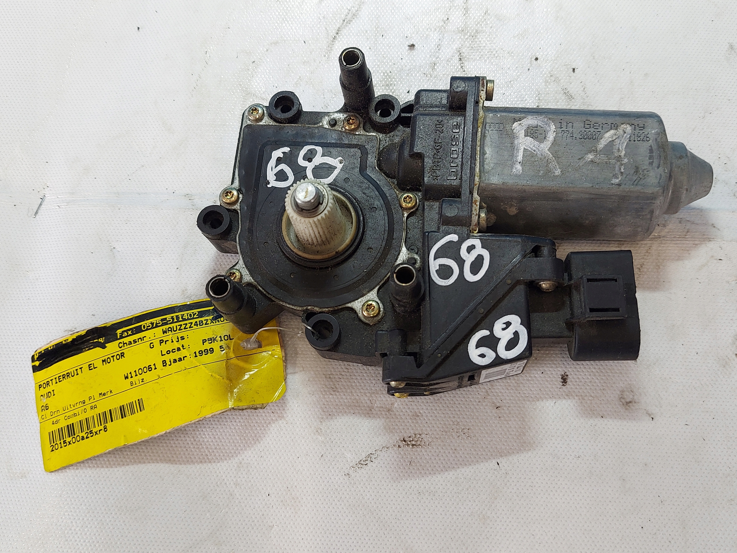 engine lifting windows A6 C5 101144114 right rear part