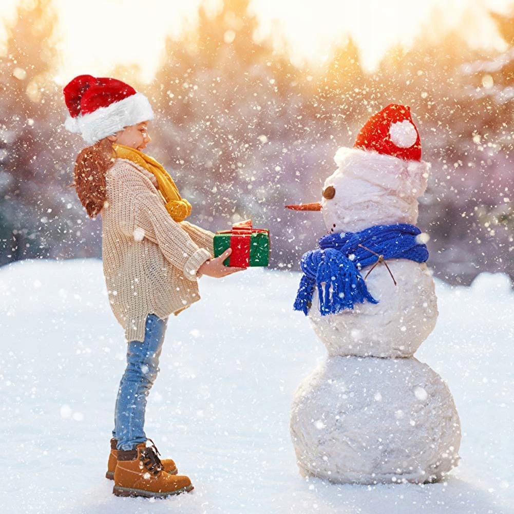 PUSZYSTA CZAPKA DZIECKA MIKOŁAJ PLUSZOWA MIKOŁAJKI Marka inna