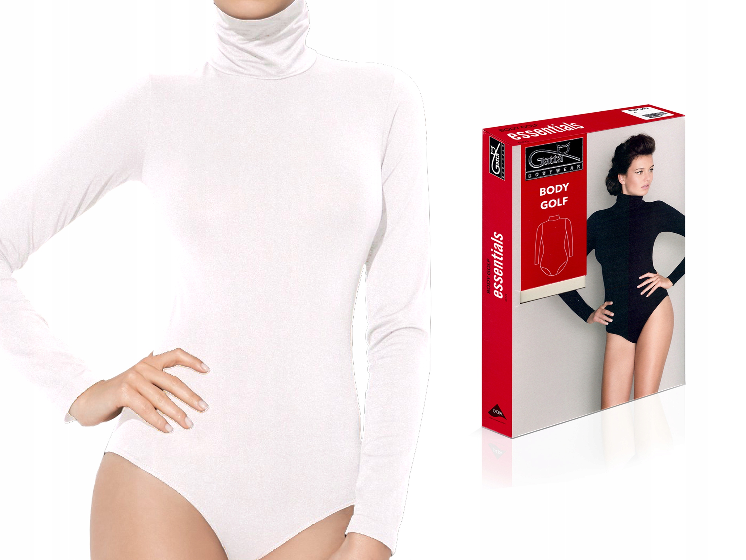 

Body Golf bezszwowe Gatta długi rękaw, biały, M