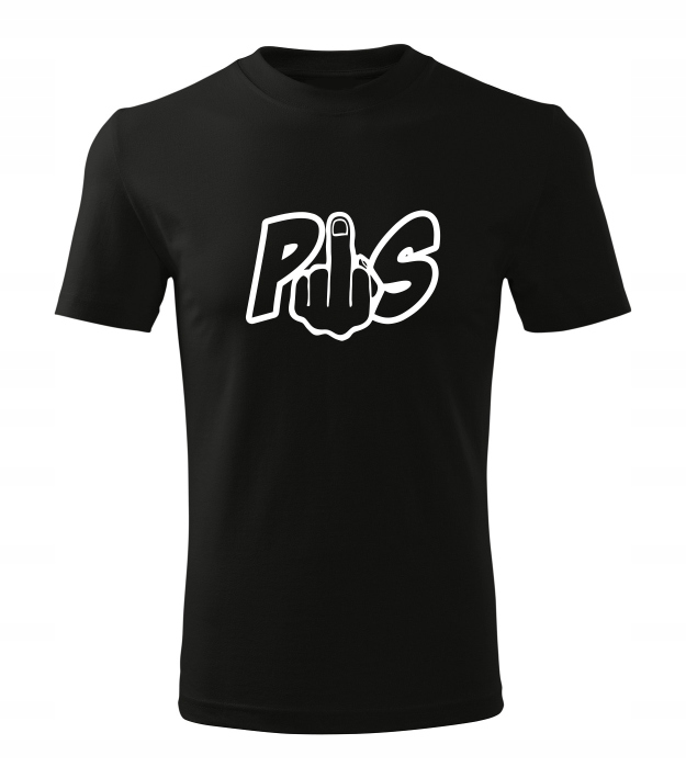 

T-shirt koszulka F*** Pis Anty Pis Palec Kaczor
