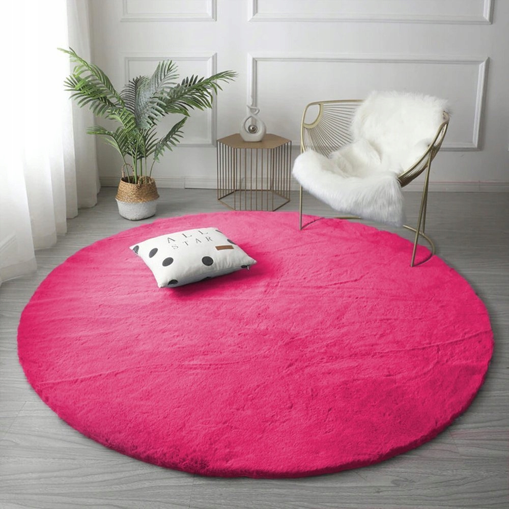 Kruhový koberec Rabbit Strado 150x150 HotPink (ružový)
