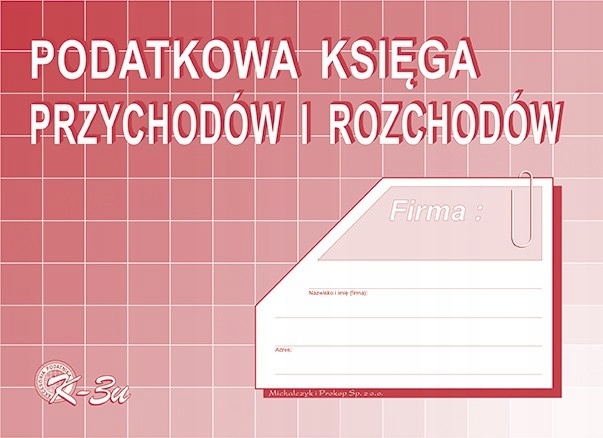 

Książka Podatkowa Przychodów I Rozchodów K-3u A5