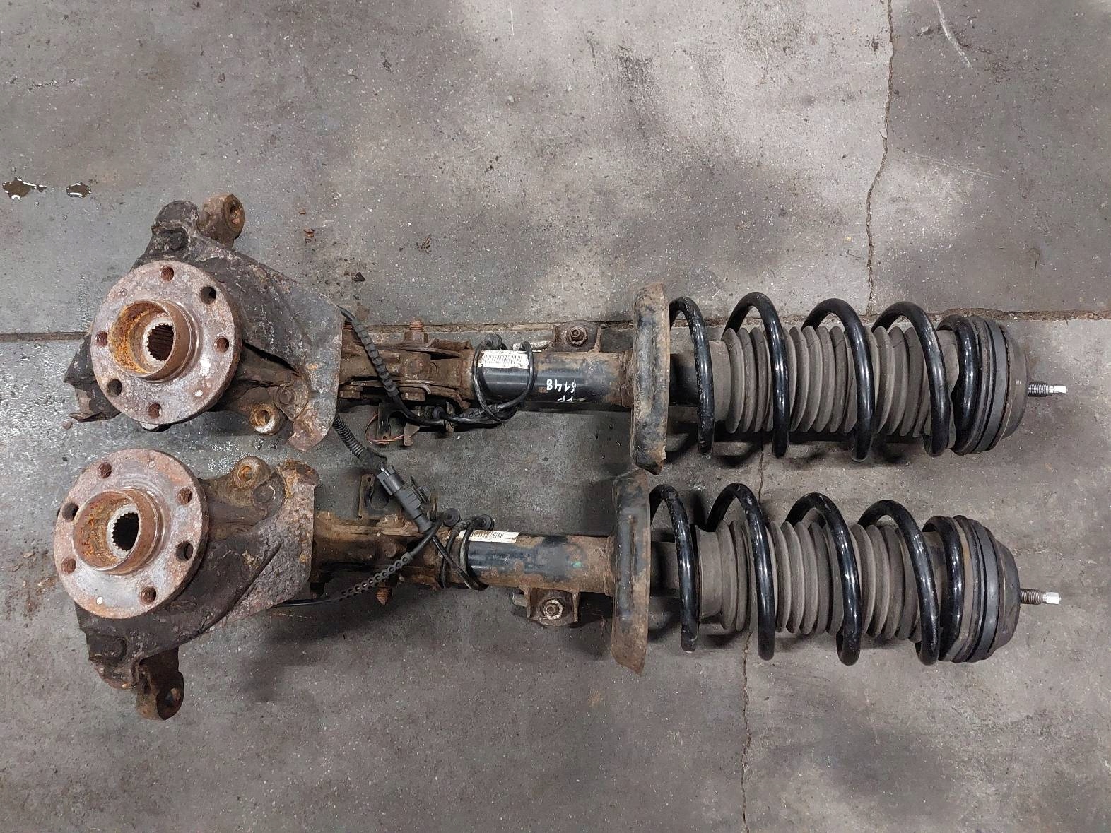 shock absorber spring swing left front + right front OPEL CORSA D