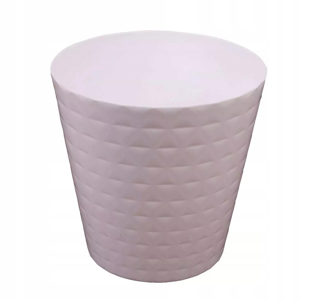 

Doniczka Form-Plastic 17 cm biała diament