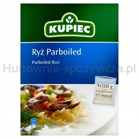 Levně Kupiec Rýže Parboiled 4 x 100 g