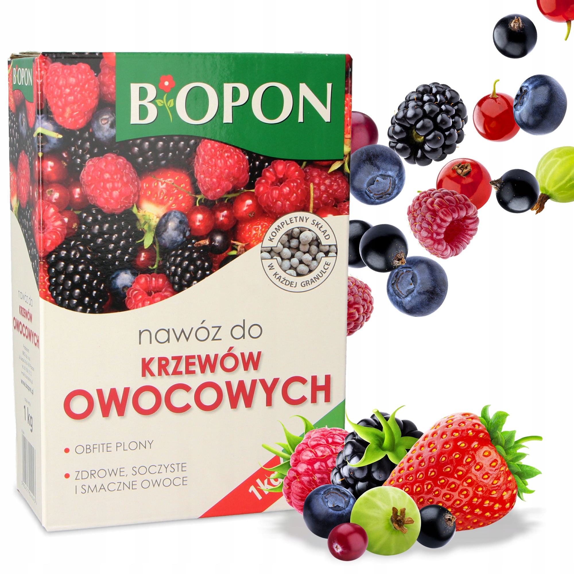 

Nawóz Drzew Krzewów Owocowych Borówek Malin 1kg