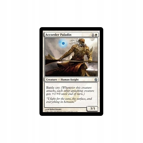Mtg 4x Accorder Paladin (Uncommon)
