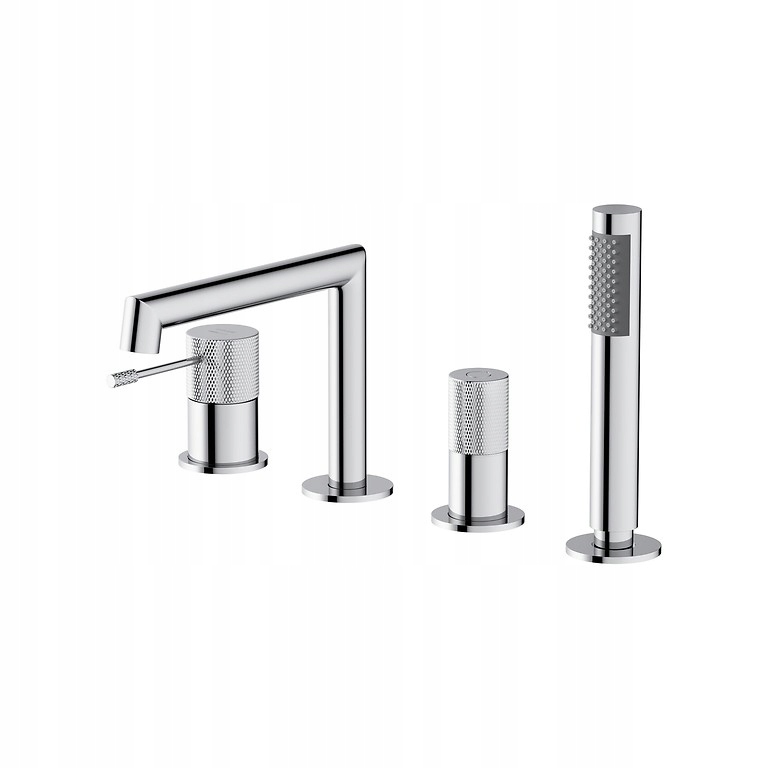 Vanová Baterie 4-OTVOROVÁ Zen Cersanit Chrom S951-565 Sada Do Vany