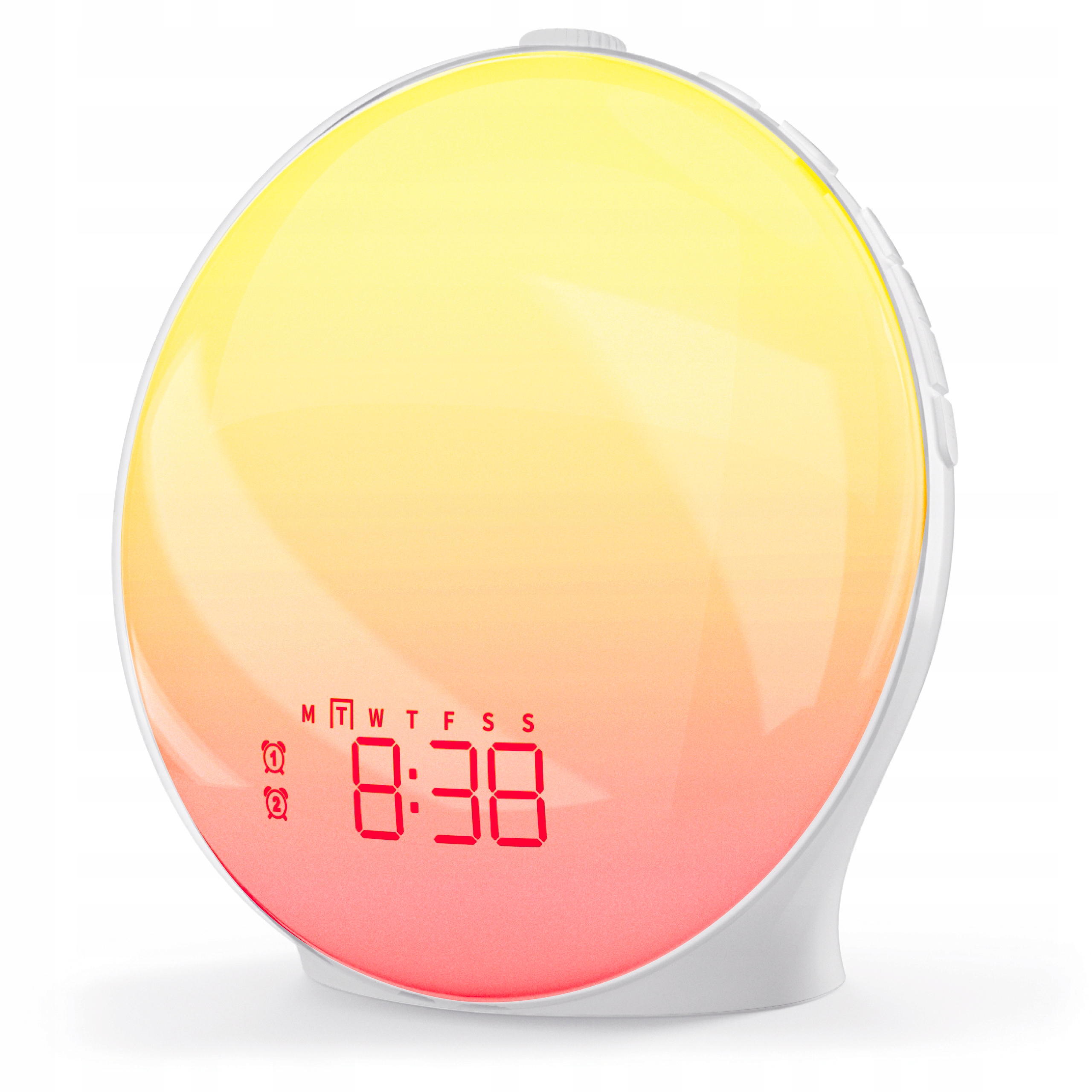 Světelný budík Sunrise Pro Simulace východu slunce Rádio Usb nabíječka