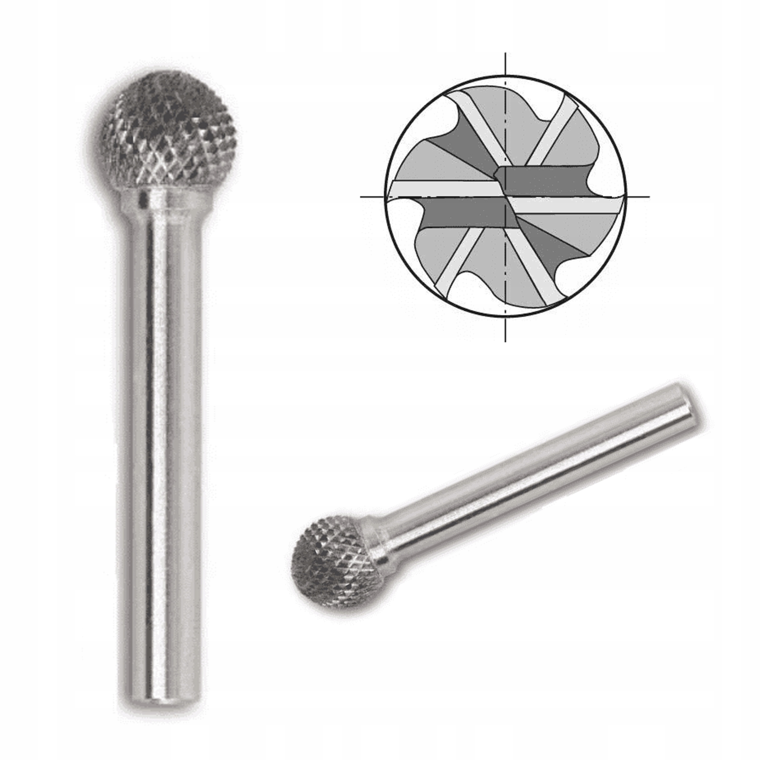 

Frez Pilnik Do Metalu Kulka 9,5mm Widiowy Hss Beta