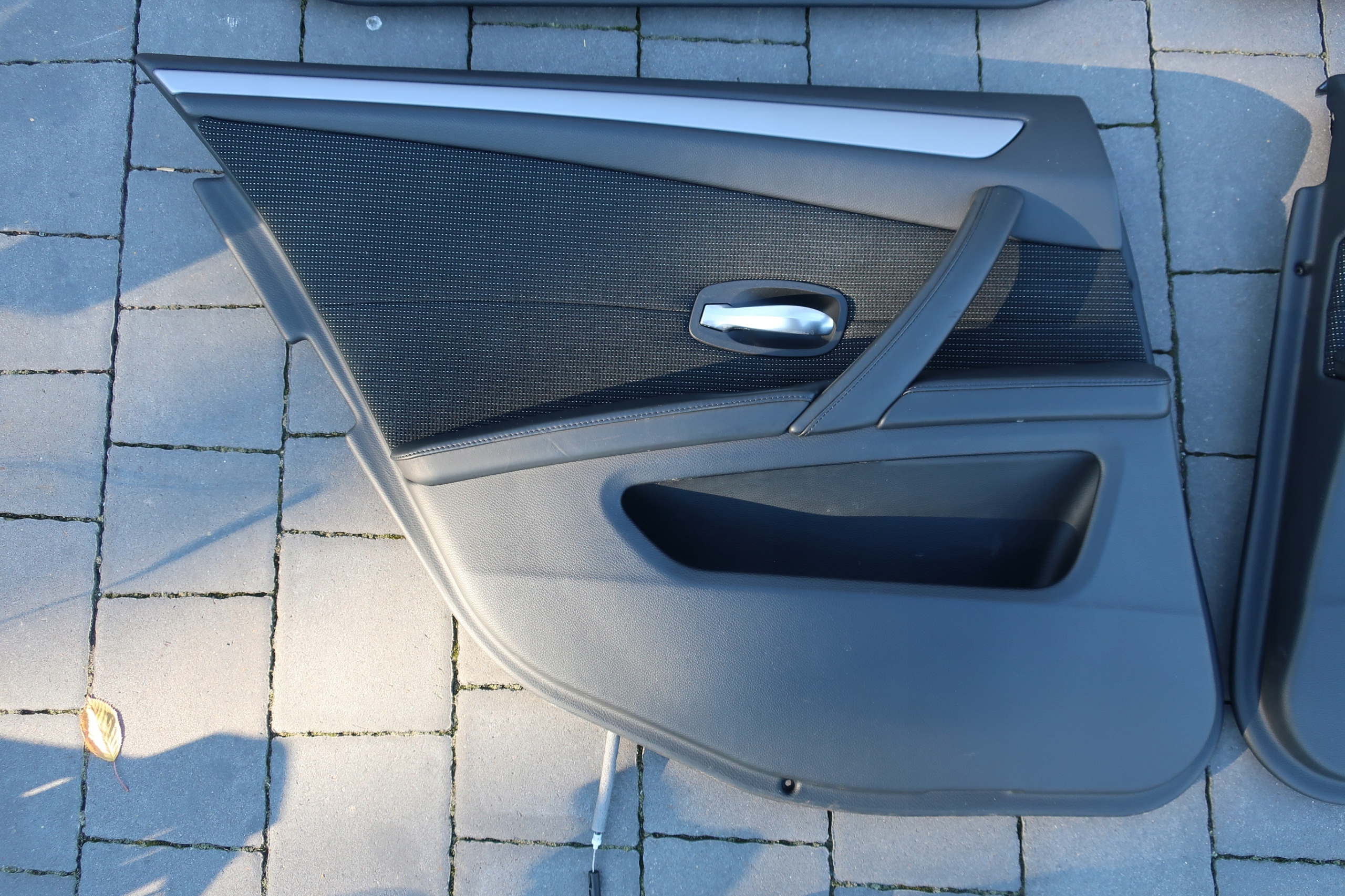 BMW 5 E60 E61 side door upholstery KOMPLET LIFT ALCANTARA anglik