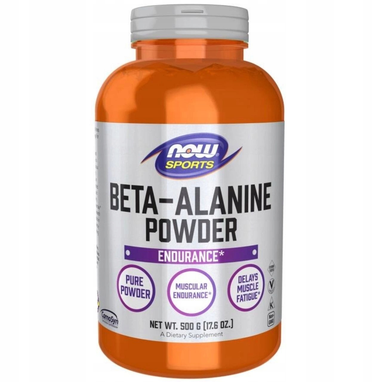 Now Foods Beta-Alanin v prášku síla a výkonnost tréninku 500 g