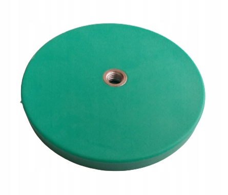 UCHWYT MAGNETYCZNY NEODYMOWY D43-1 guma - ZIELONY Kod producenta UM