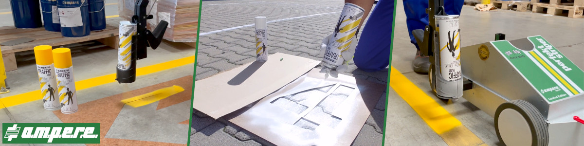 AMPERE Cynk w sprayu 500ml farba galwanizująca mat Stan opakowania oryginalne