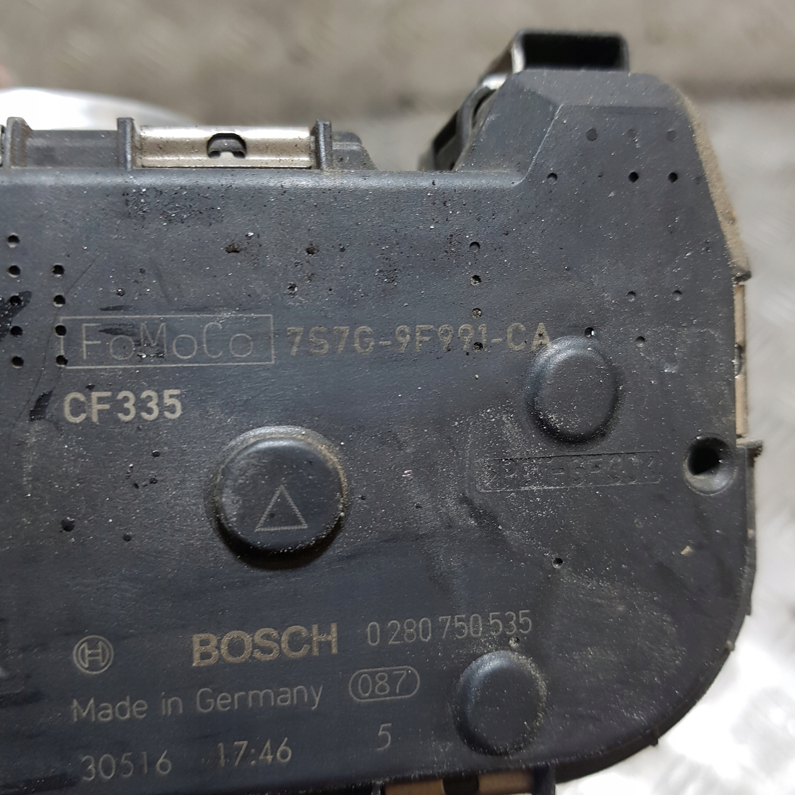 Valvola a farfalla FORD FOCUS MK3 1.6 B 7S7G-9F991-CA 0280750535