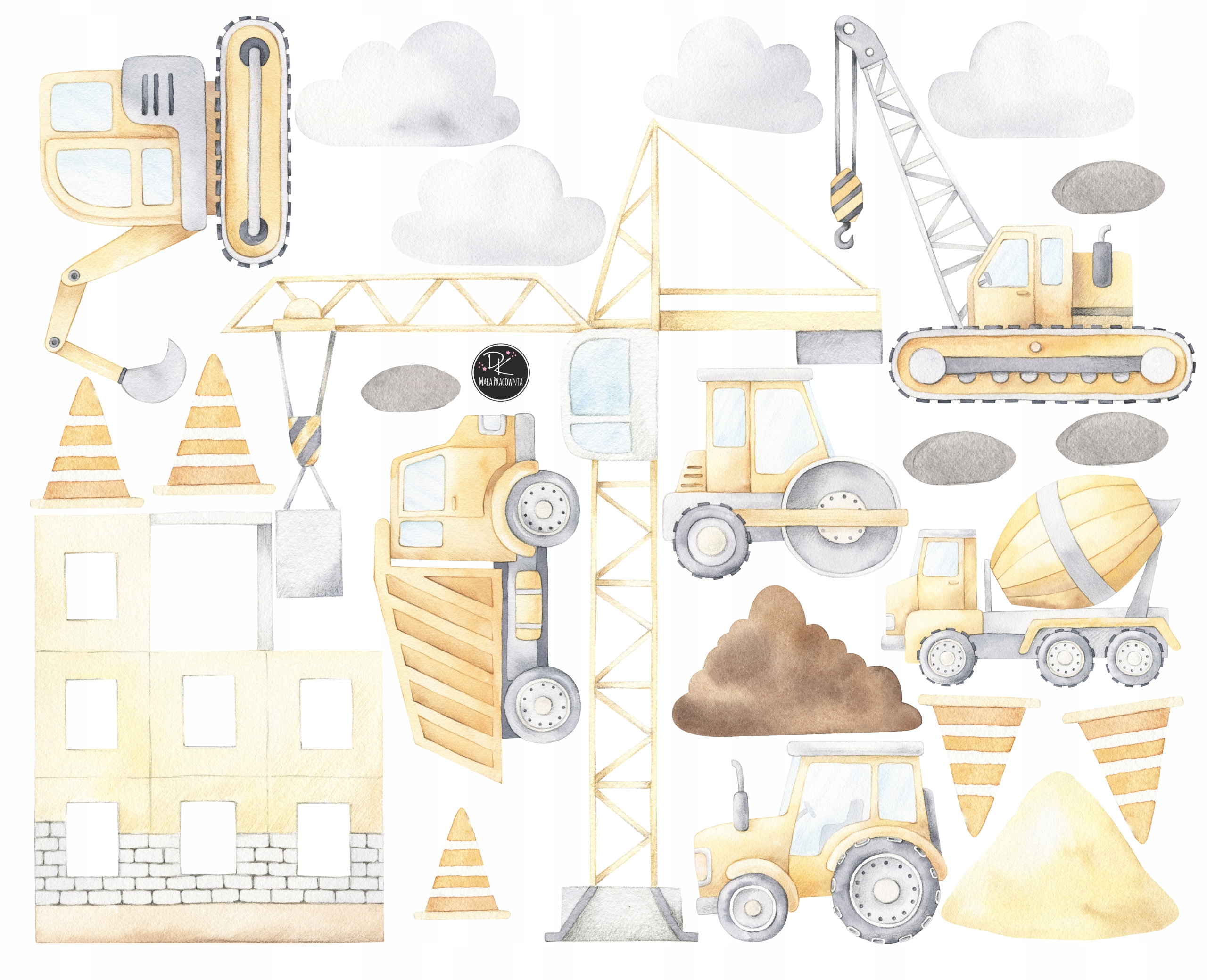 

Plac Budowy,dźwig,traktor,koparka