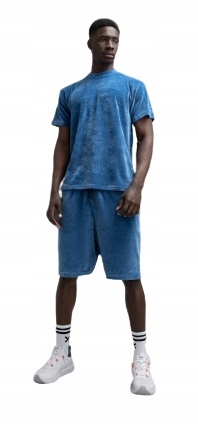 

Welurowy Zestaw Męski lato Szorty T-shirt Jigga L