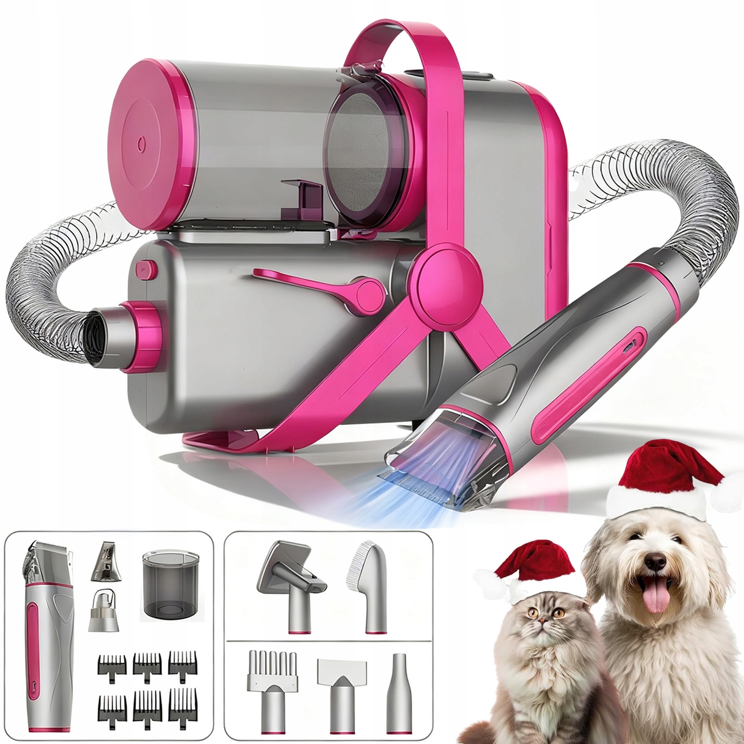 Stroj na stříhání psů a koček 12KPA Vysavač Zastřihovač Nízká hlučnost