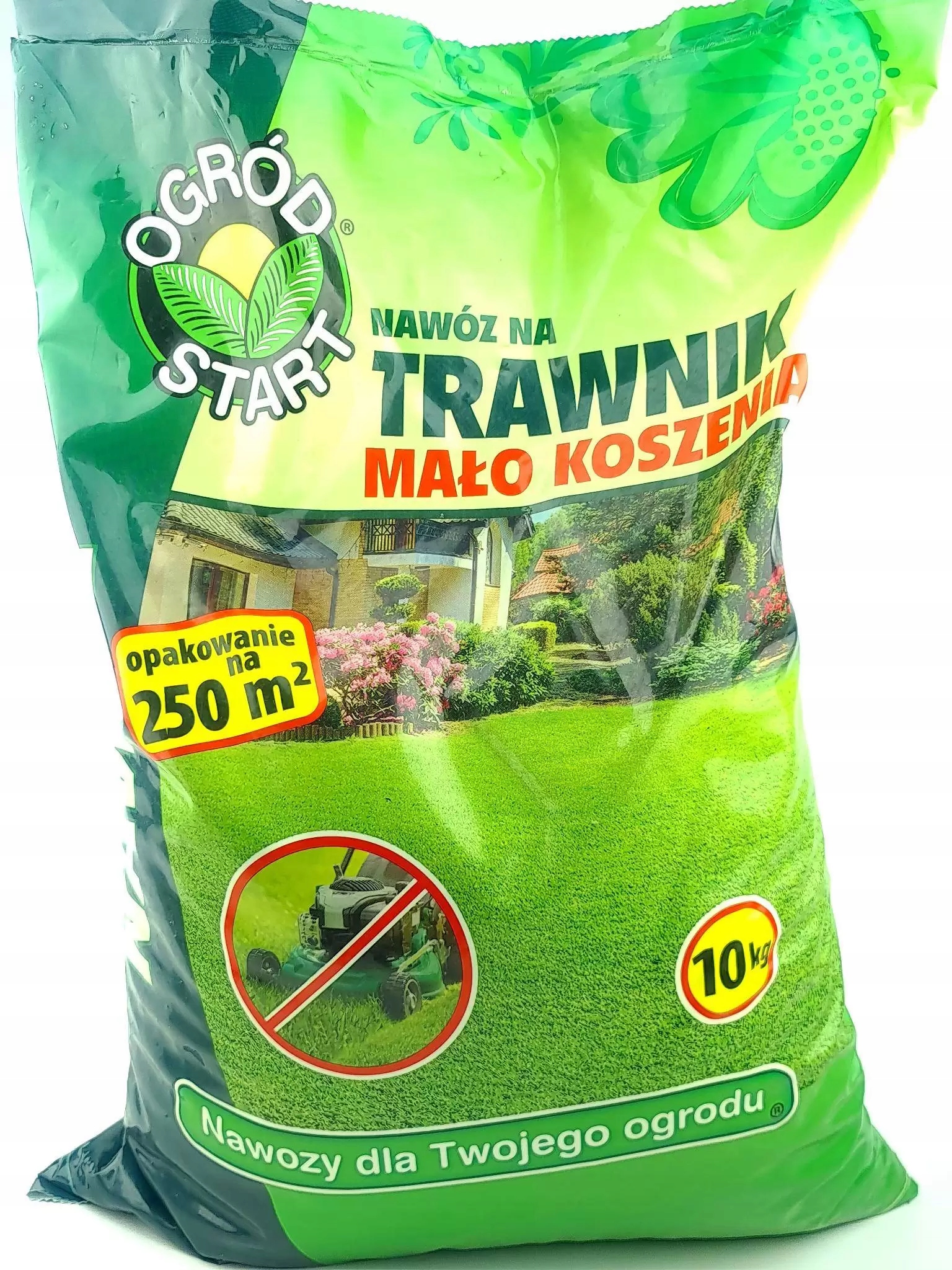 

10kg Nawóz trawnikowy mniej koszenia hamuje wzrost