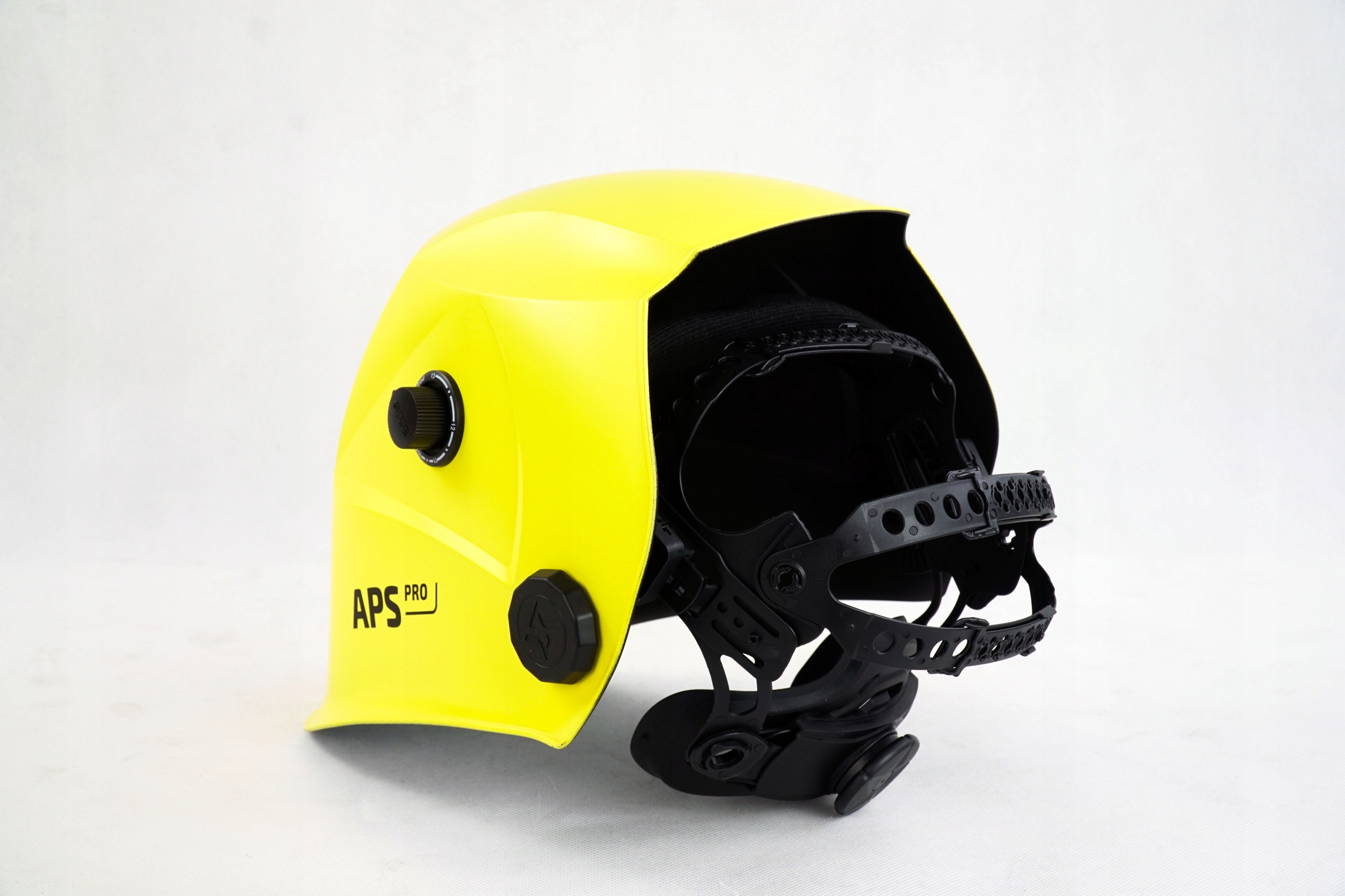 PRZYŁBICA spawalnicza IDEAL APS 510 SAMOŚCIEMNIAJĄCA MASKA LCD MIG TIG MMA Kod producenta APS-510G Yellow BEZ TC