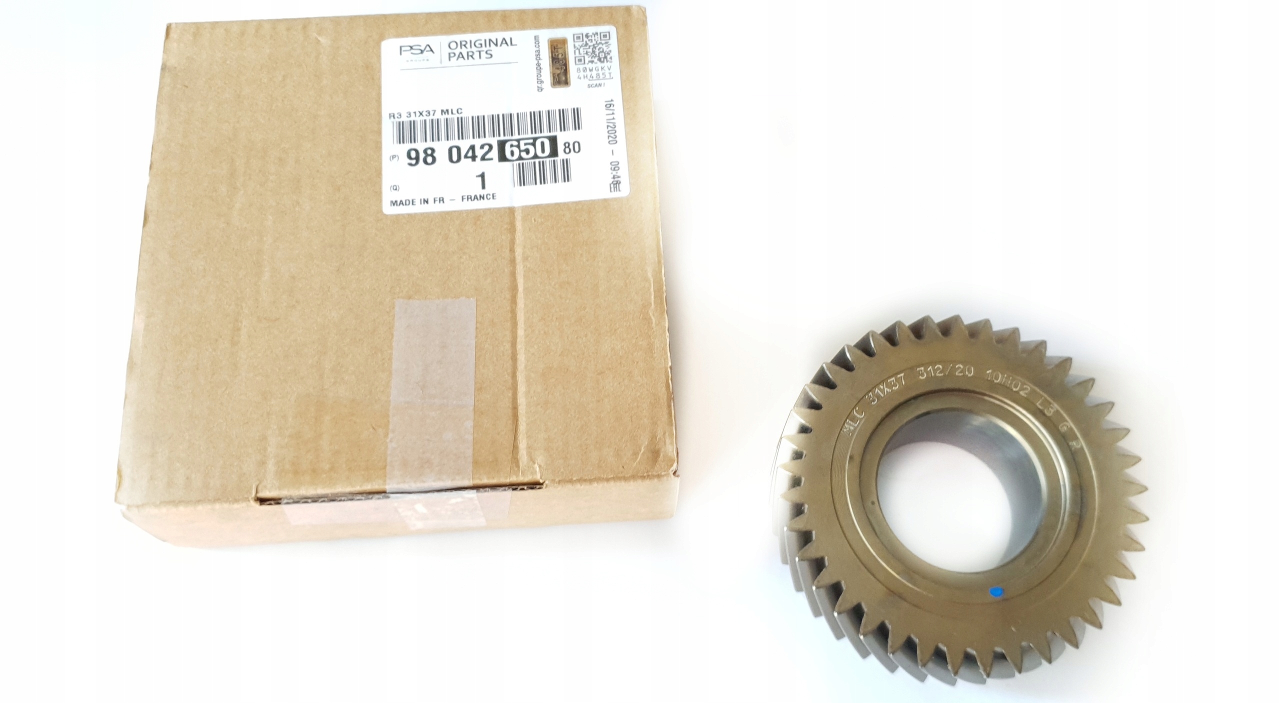 9804265080 - Шестерня коробки передач 3 шестерня 37 31X37 CITROEN PEUGEOT