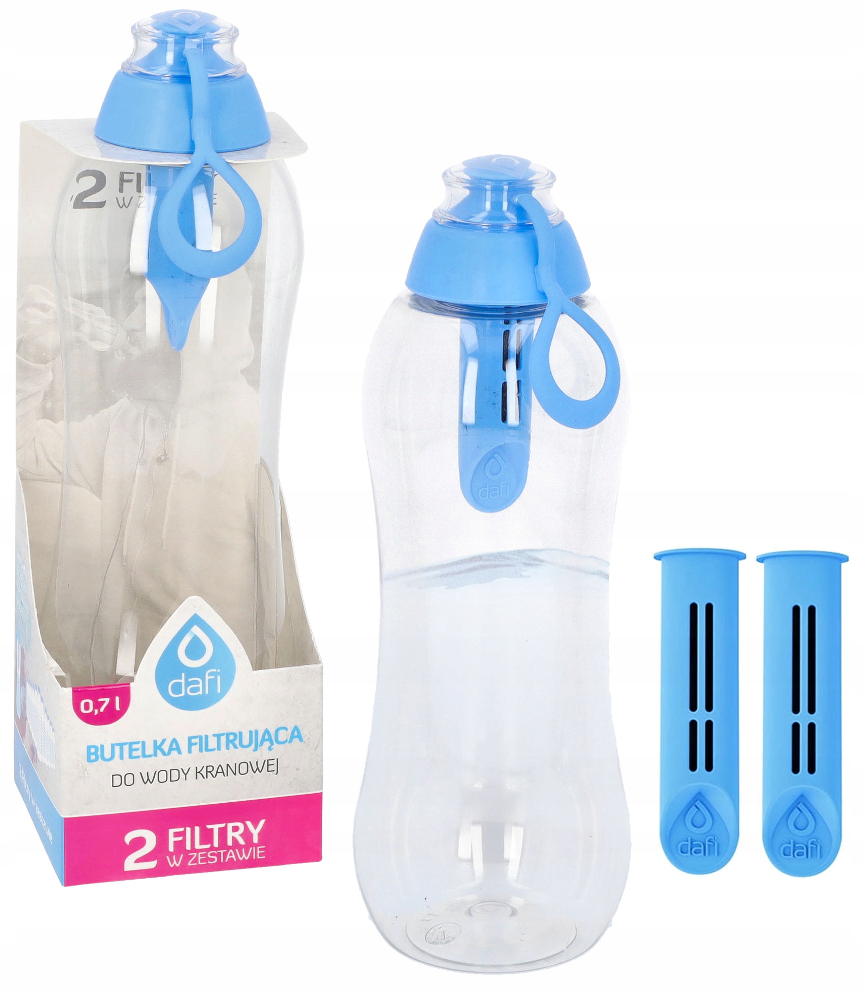 

Butelka Filtrująca Dafi Soft 0,7 3 Filtry Wkłady