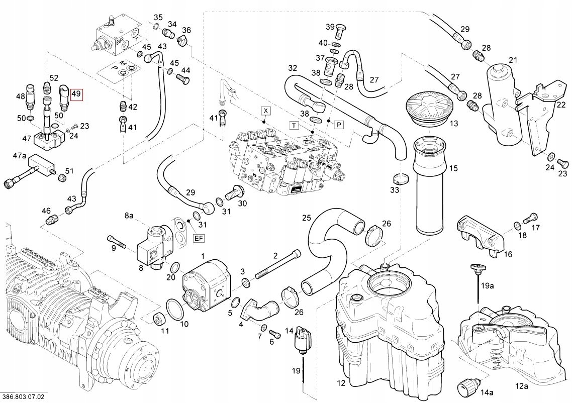 Датчик давления тормоза LINDE 386 7917415643