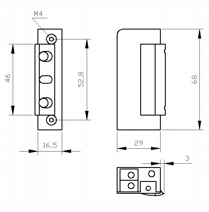 ZACZEP ELEKTROMAGNETYCZNY ELEKTRA PLUS R5 R5-12.20 12V Z BLOKADĄ ORNO Rodzaj zamka elektrozaczep