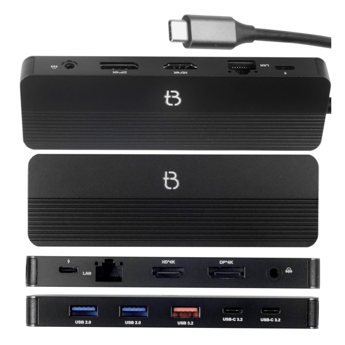 Dokovací stanice 12v1 Hub Usb 3.2 Type-C Hdmi DisplayPort Power Delivery 4K