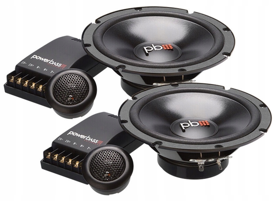 Powerbass S-60C Reproduktory do auta Compo System 165 mm Zelená Hora