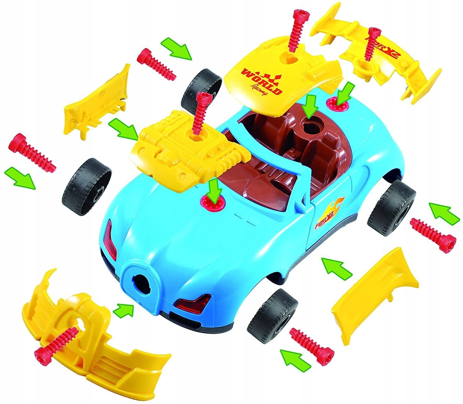 SAMOCHÓD AUTO DO ROZKRĘCANIA i SKRĘCANIA WKRĘTARKA Seria Doris auta i pojazdy