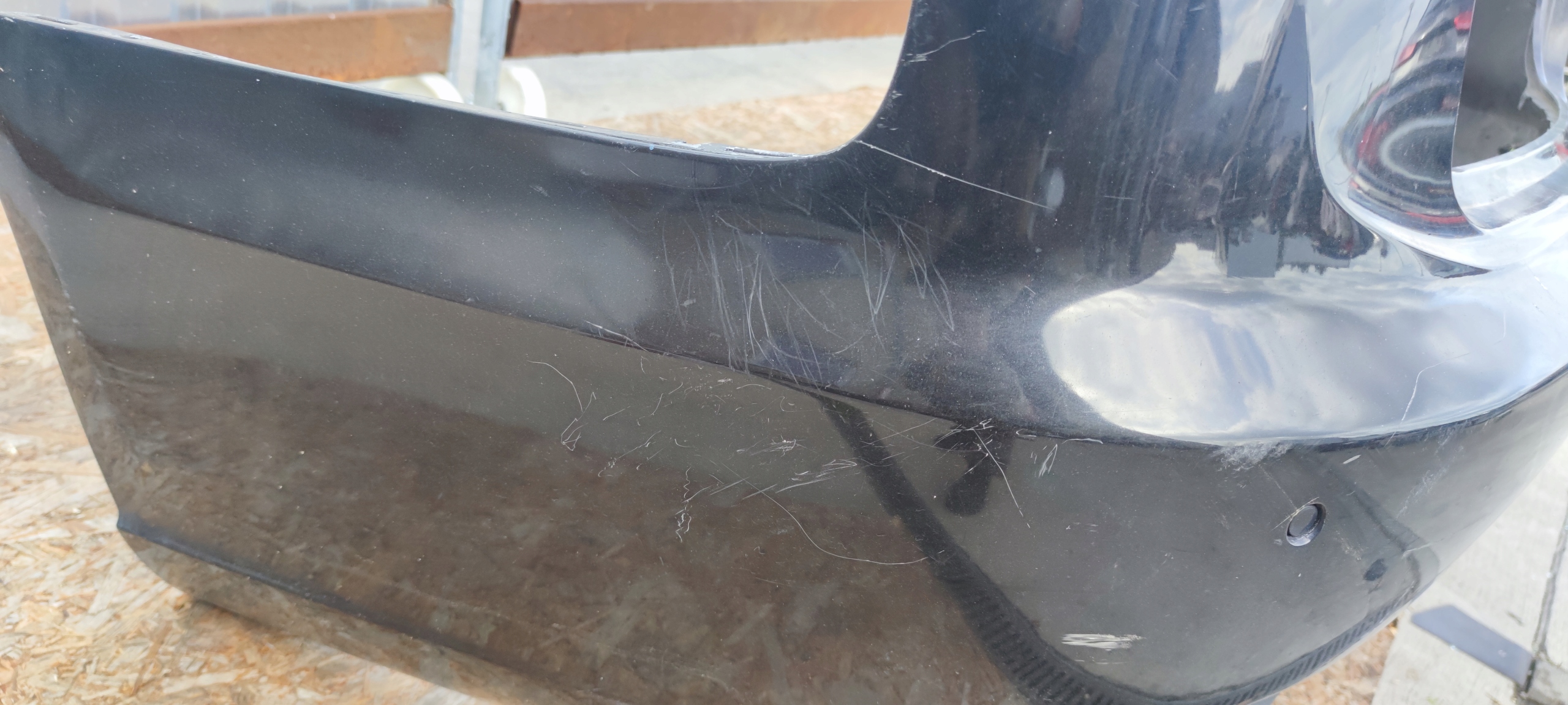 bumper rear part AUDI A6 C7 sedan LZ9Y PDC 2011-2015
