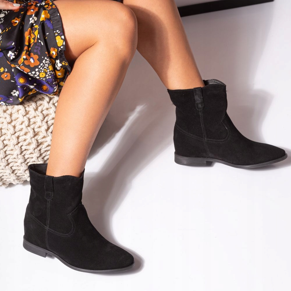 Kovbojské Boty Kožené Nazouvací Butdam 38