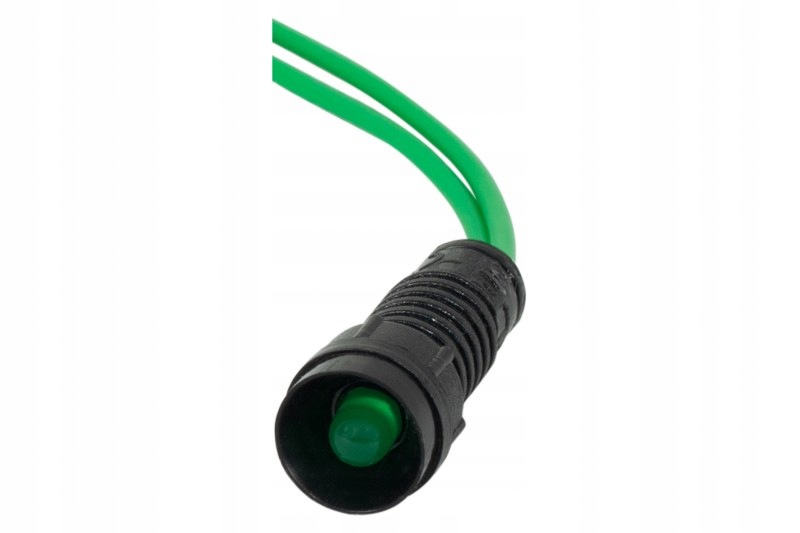 Kontrolka diodowa fi 5mm, 24V zielona/green