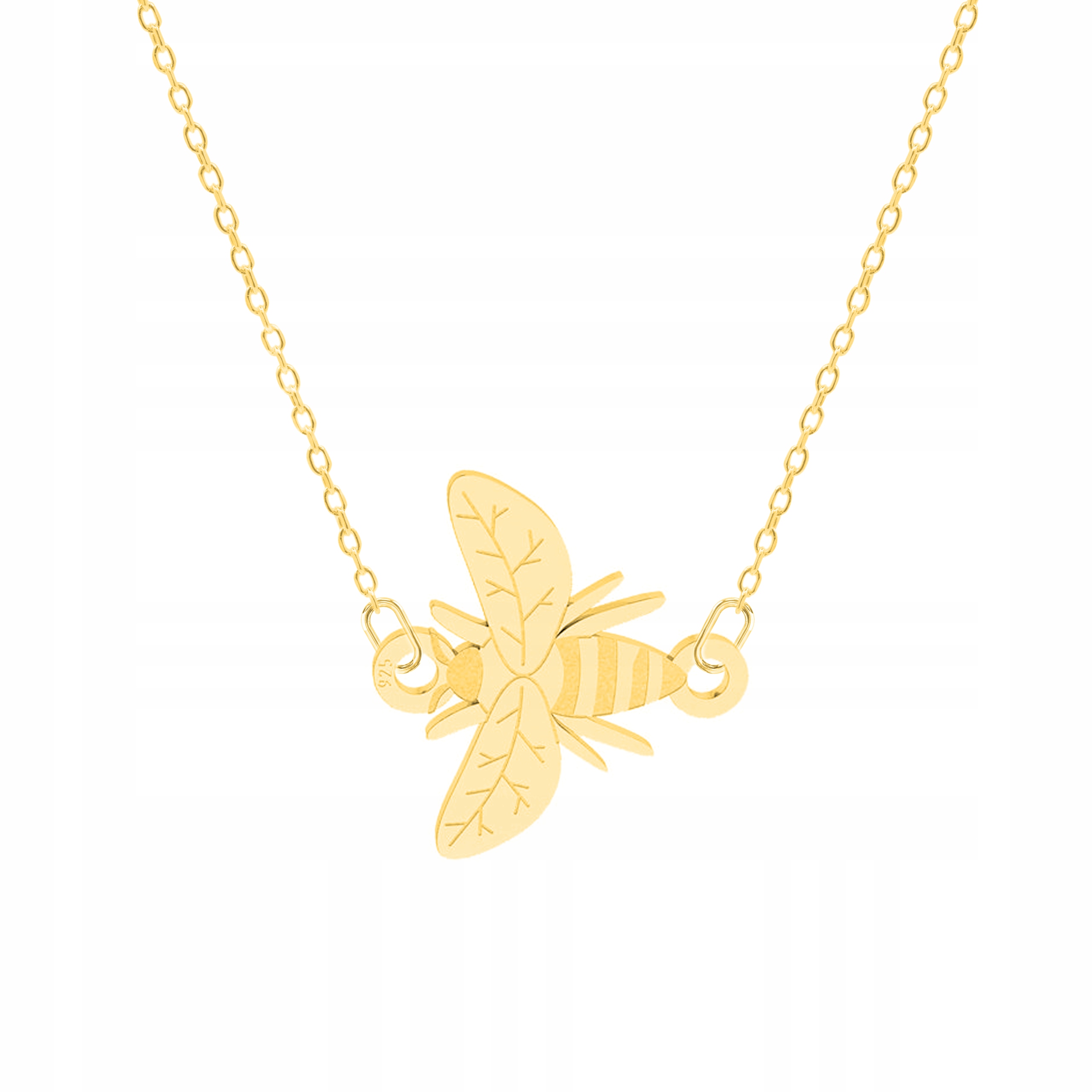 

Łańcuszek złoty naszyjnik 925 Pszczoła