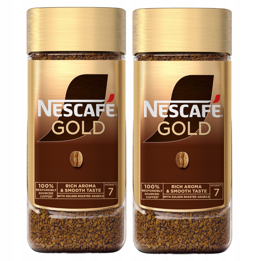 Nescafe Gold Kawa rozpuszczalna w słoiku 200g x2