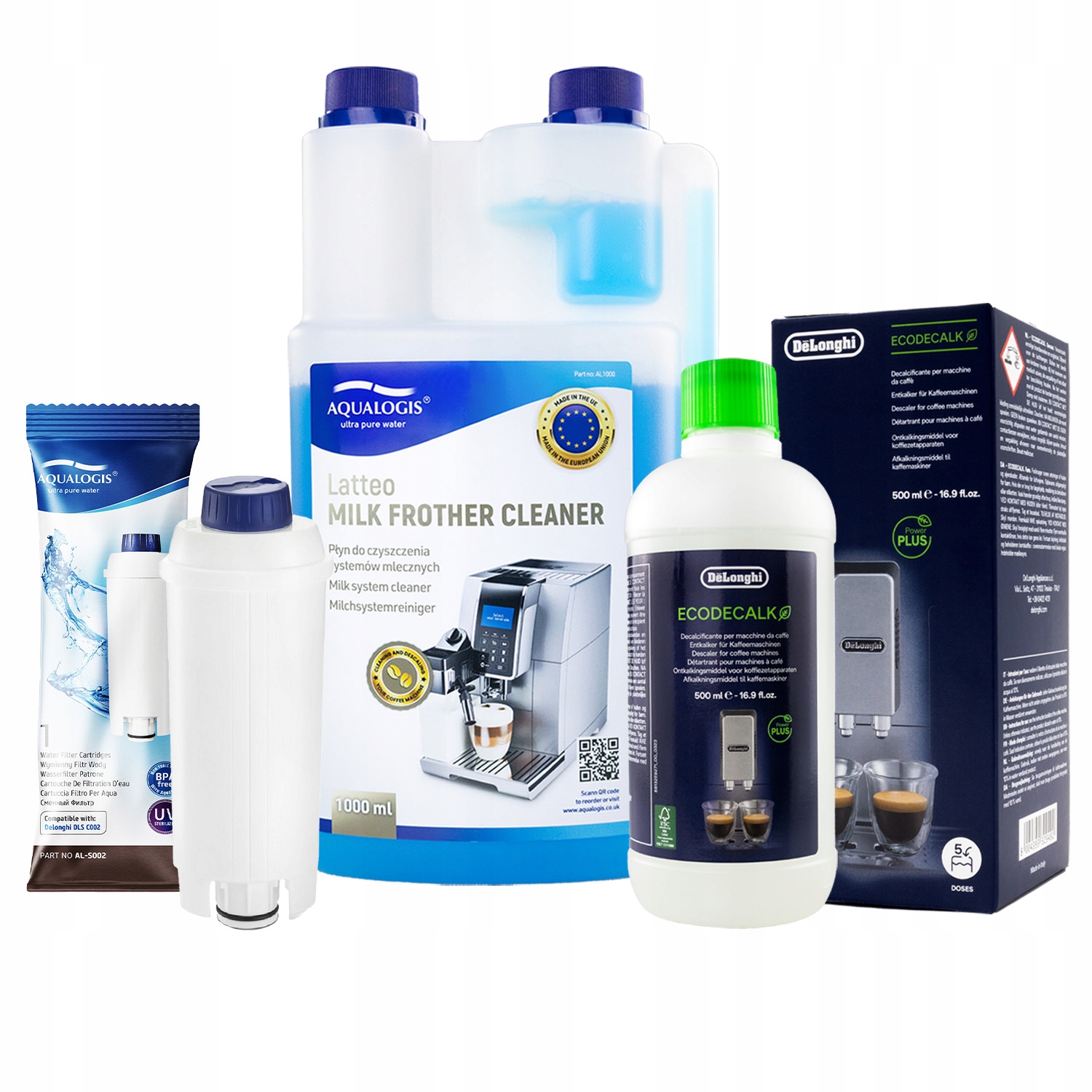 Filtr do kávovaru Delonghi AL-S002 odvápňovač EcoDecalk 500 ml kapalina 1 l