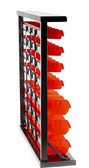 Regal Warsztatowy POLKA POJEMNIKI 47 pojemnikow Height 240 cm