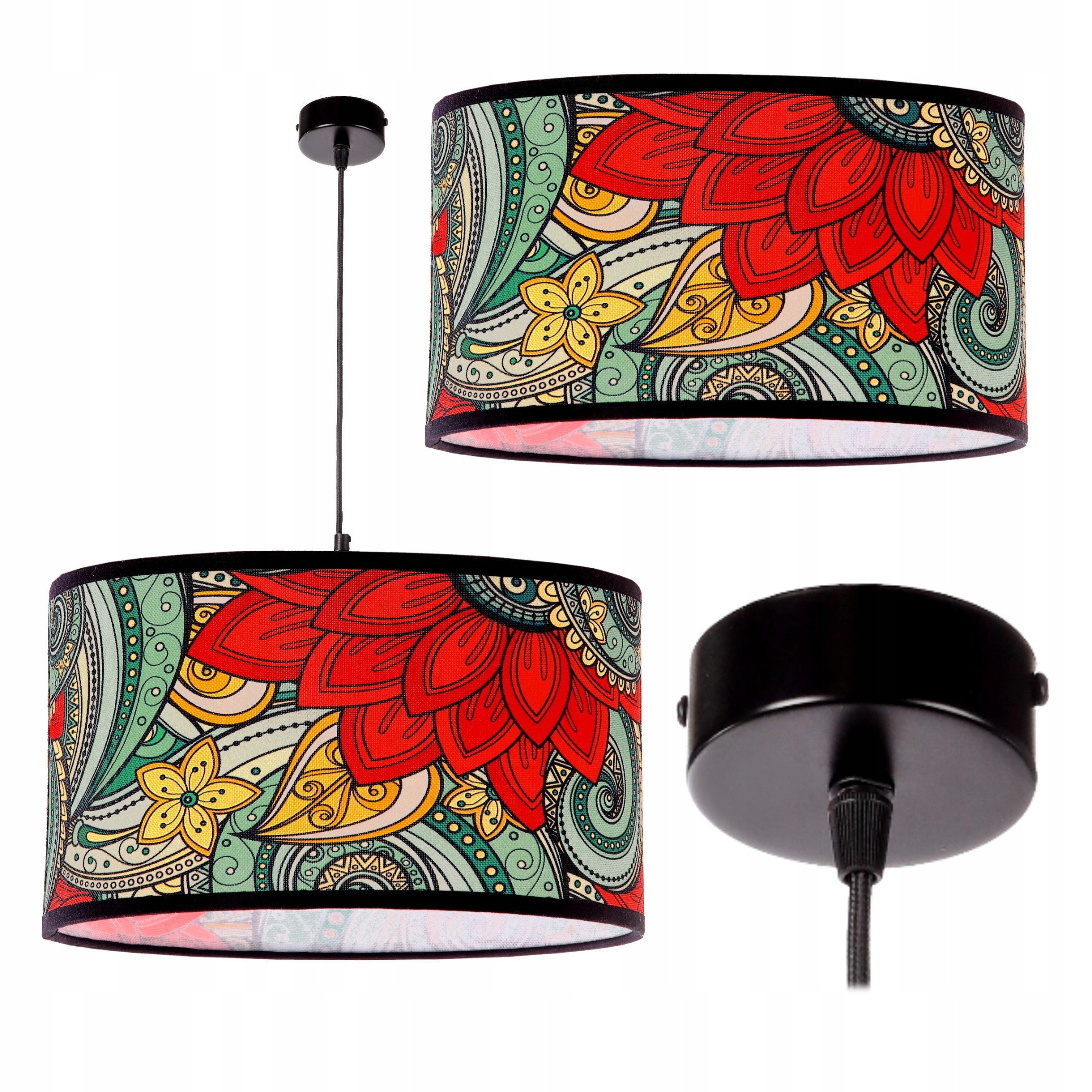 Desingerská závěsná lampa Reggae Abažur 30 cm E27