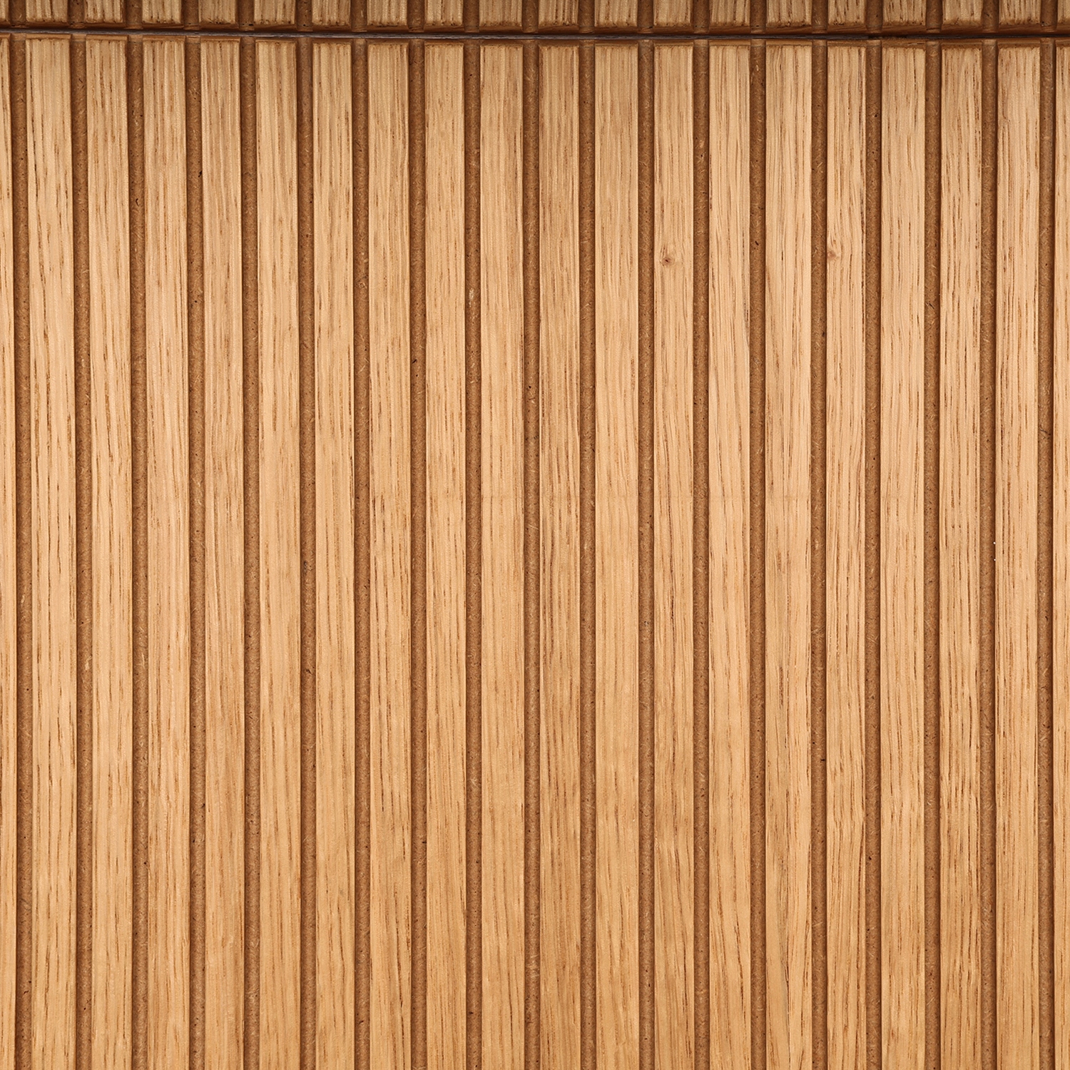 Front meblowy fornirowany Lamel 12 dąb naturalny ryflowany na wymiar Szerokość produktu 100 cm