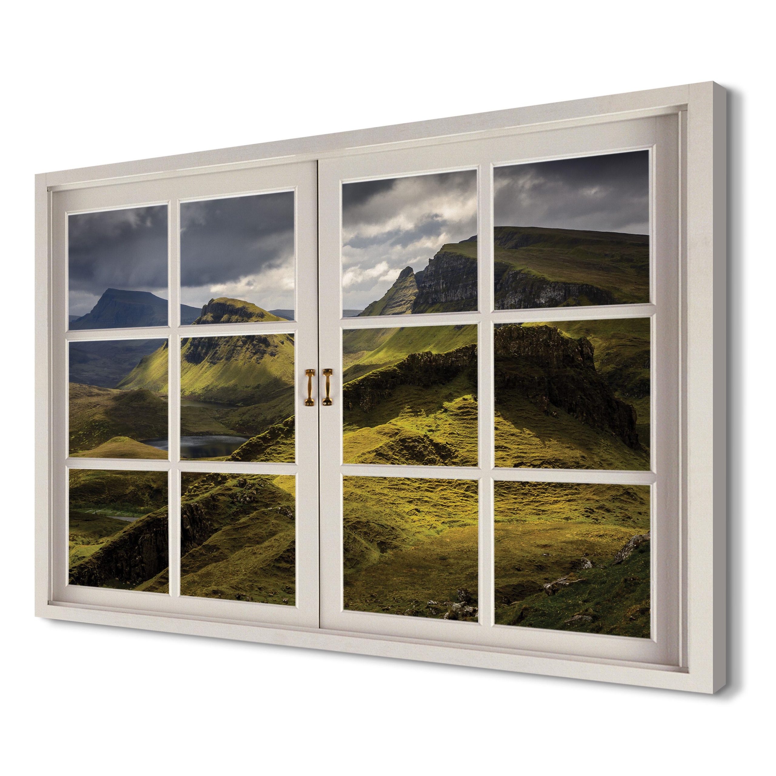 

Quiraing Szkocja na ścianę 120x80 Obraz canvas 3d