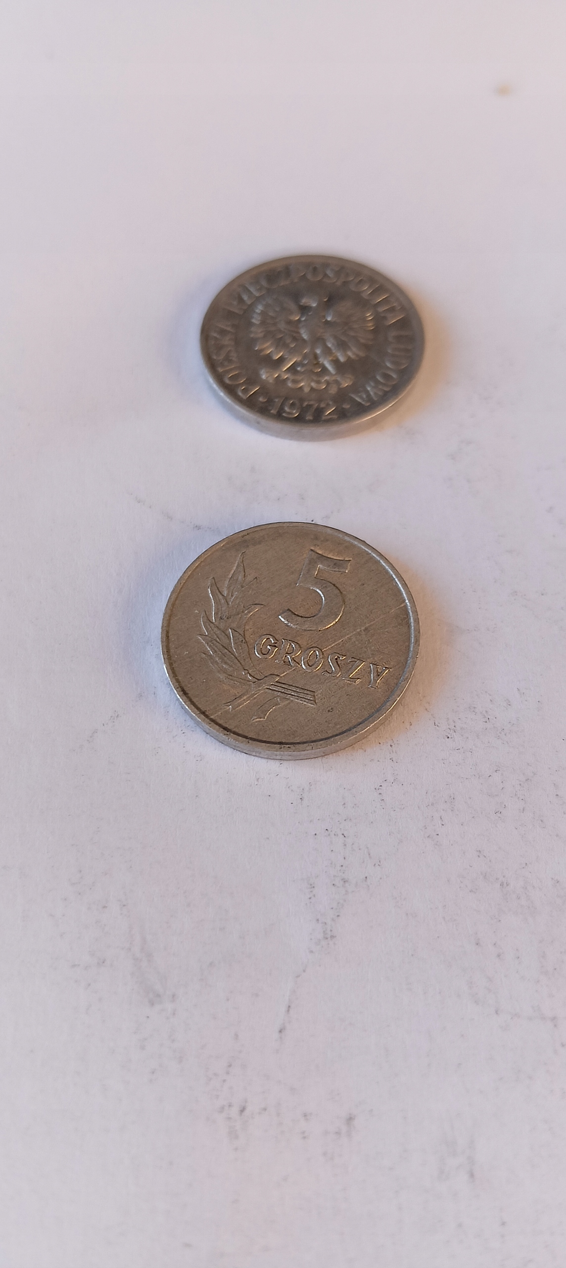 5 gr. 1972 rok - moneta polska