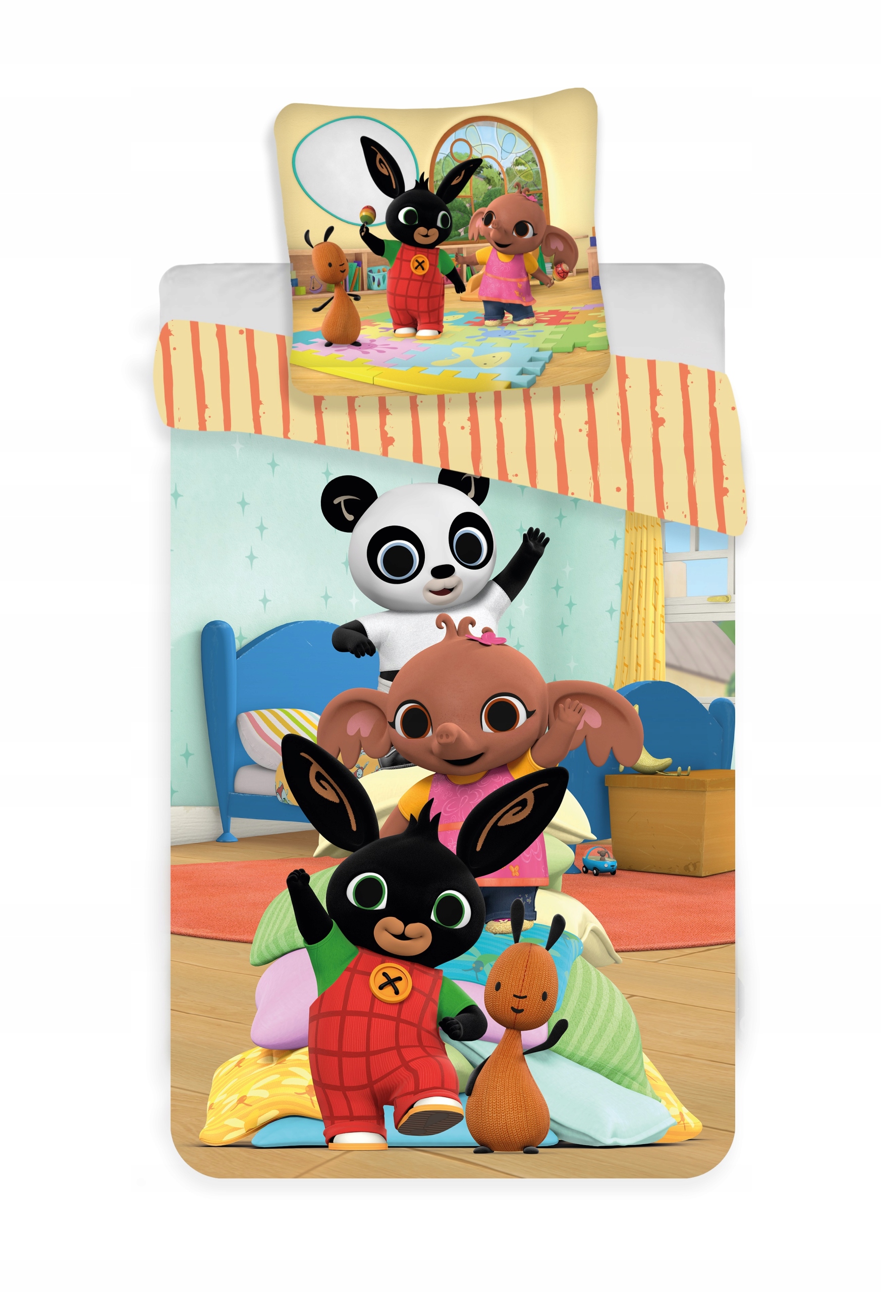 

pościel niemowlęca 100x135 Królik Bing Flop