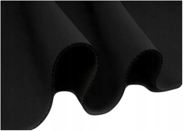 Pěnový materiál Neopren 3mm 0,5mb Látka Černá