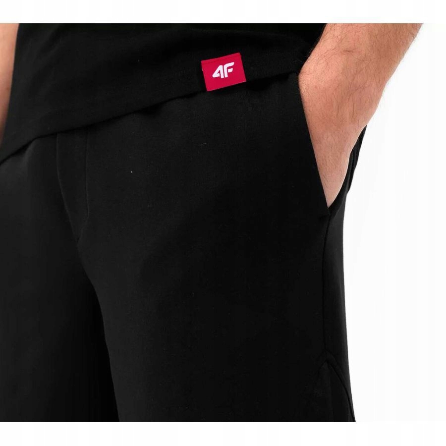 KOSZULKA MĘSKA 4F T-SHIRT PODKOSZULEK BLUZKA SPORTOWA NA CO DZIEŃ Dekolt okrągły