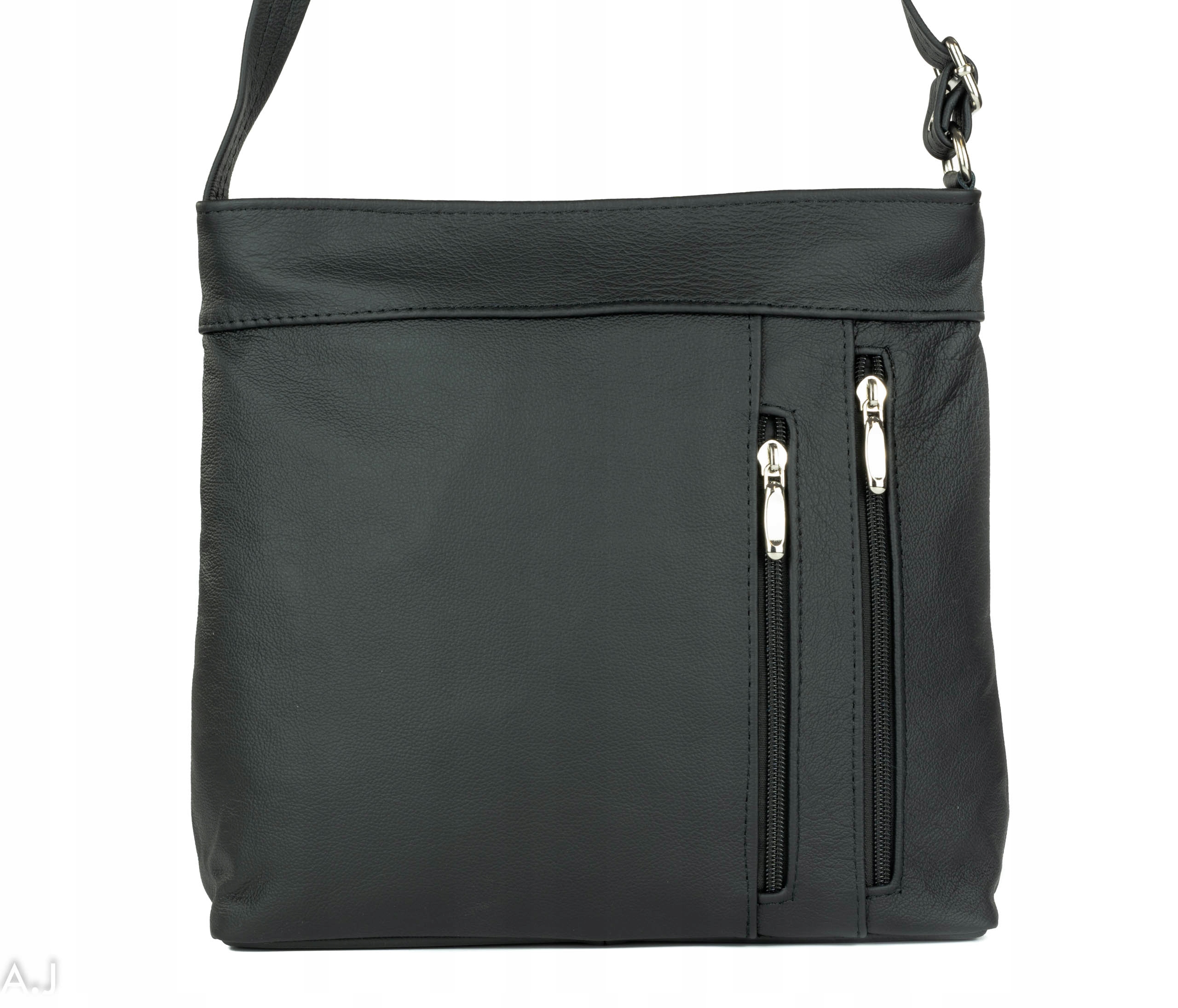 Dámská kabelka z přírodní kůže, crossbody s ramenním popruhem z kůže