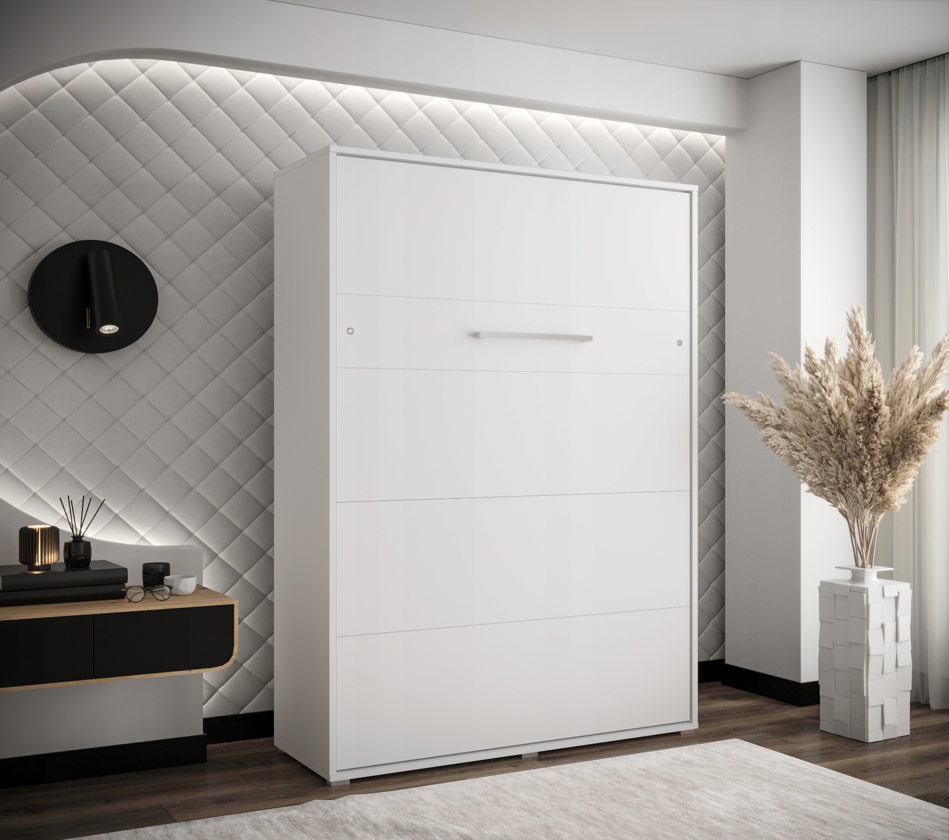 Półkotapczan pionowy Łóżko w szafie 140 cm HOME Marka Abiks Meble