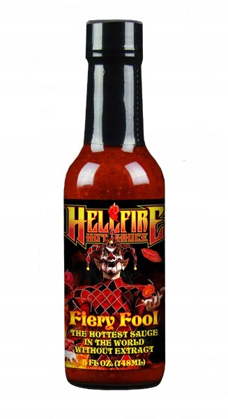 Velmi ostrá omáčka Hellfire Fiery Fool Carolina Reaper MIX Superhots 148 ml