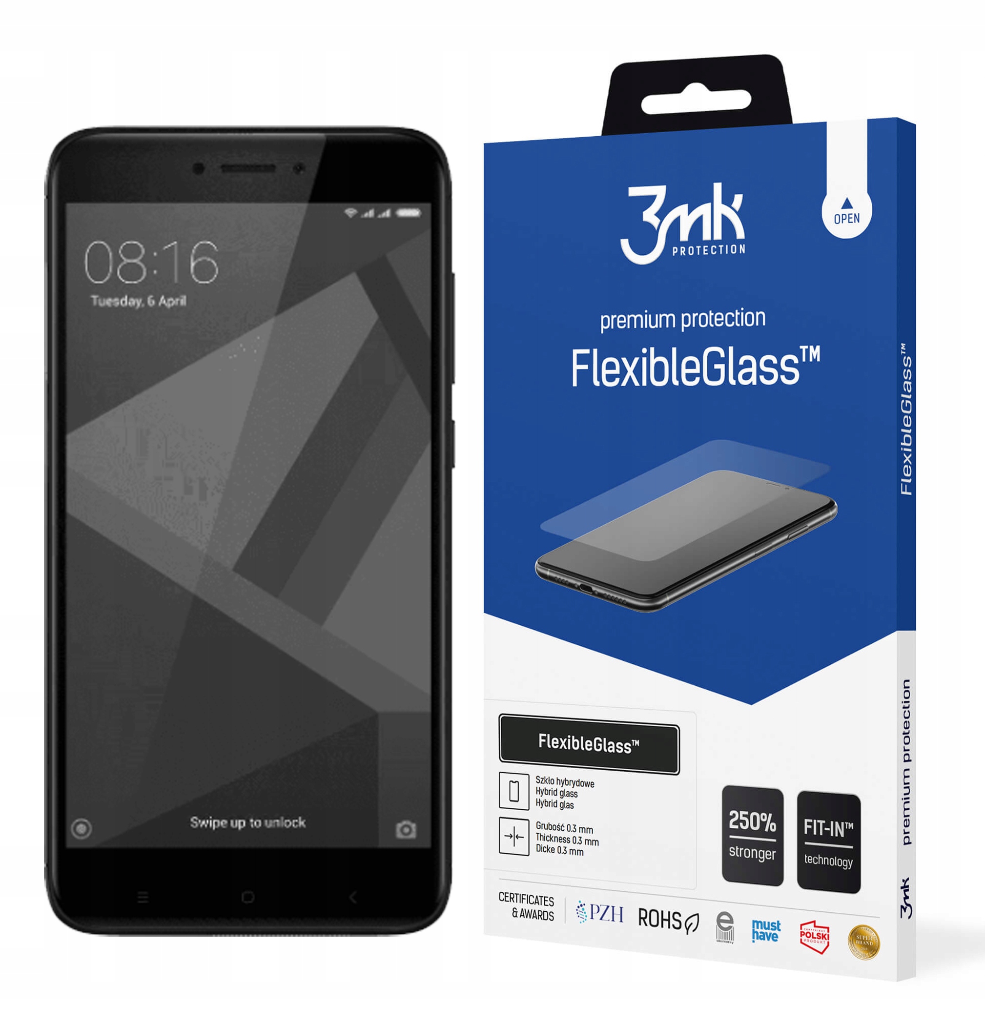 

3MK Szkło FlexibleGlass do Xiaomi Redmi 4x Global