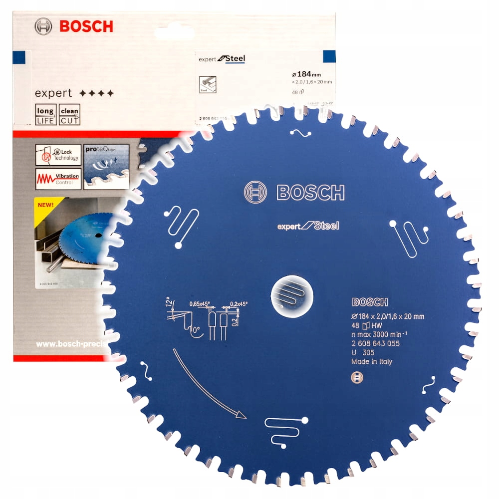 Bosch Pila Kotoučová Expert Steel 184x20x48z